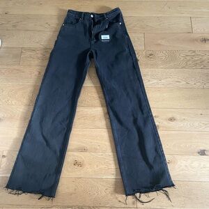 White Fox Boutique Black Straight Leg Jeans